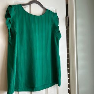 Green blouse
